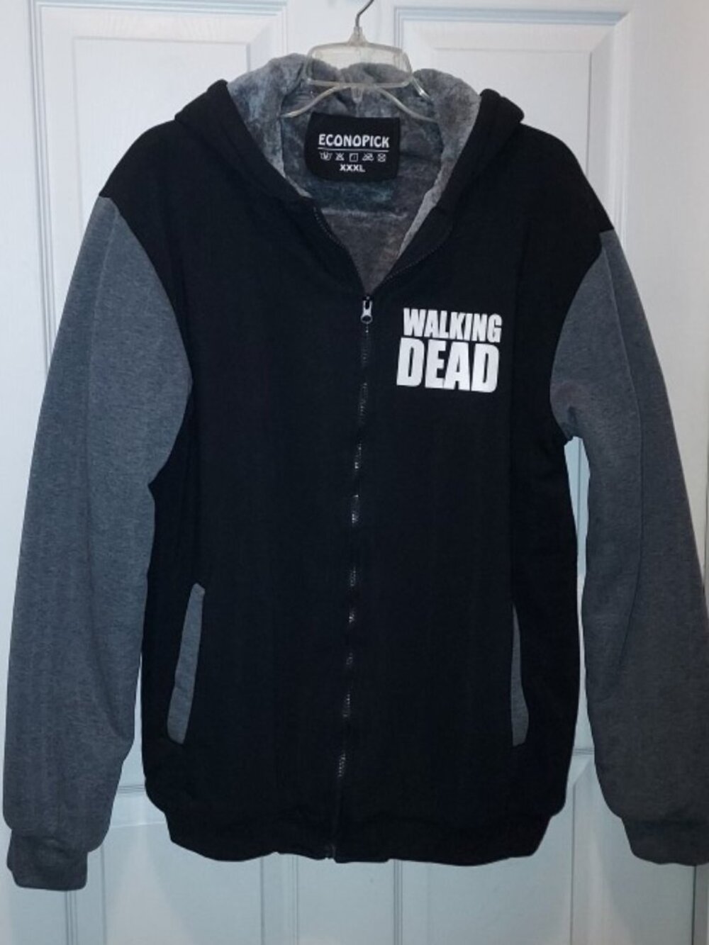 WALKING DEAD DARYL WINGS JACKET 😍 🏹 Fleece Lined Hooded Hoodie Coat Junior 3XL